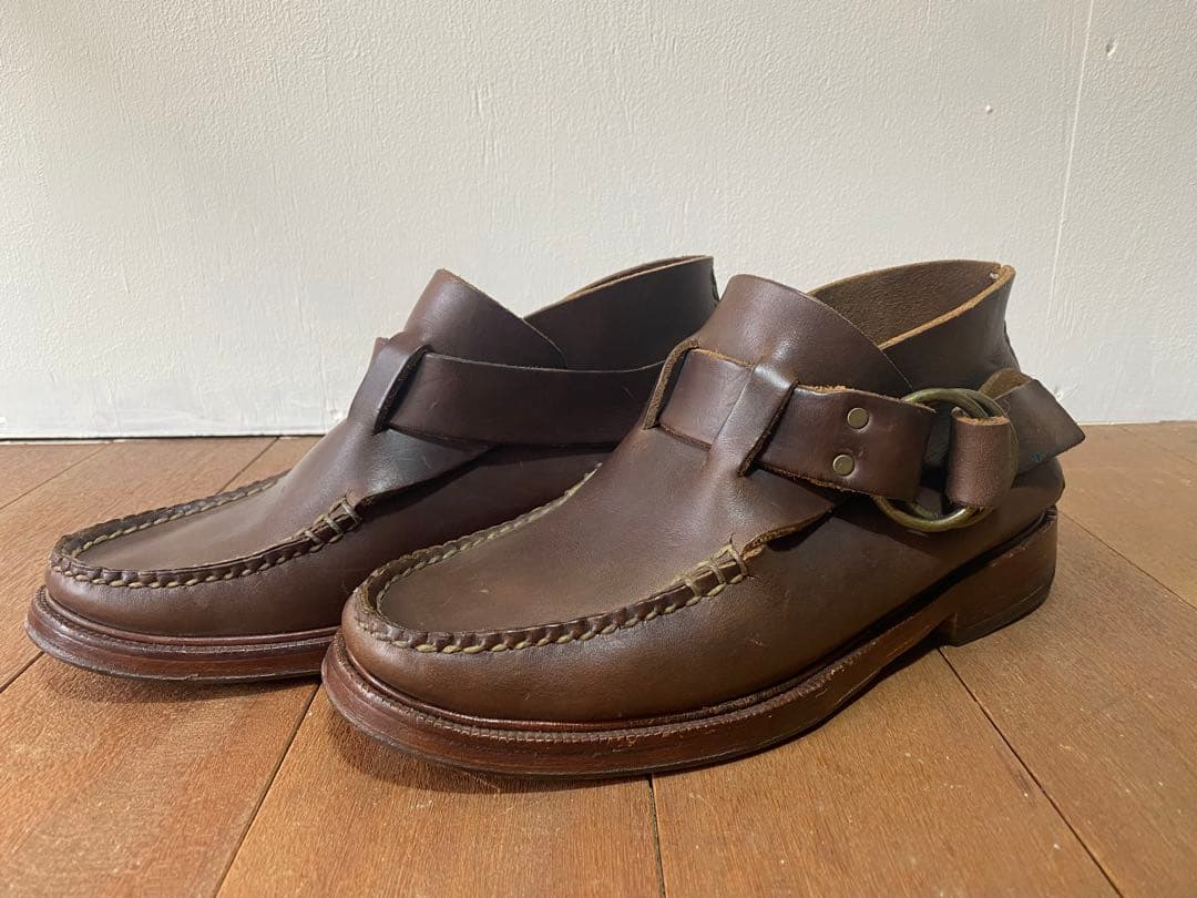 ユケテンYUKETEN ダブルリングモカシン【美品】ビブラムソール YUKETEN / ユケテン】Center Ring Moccasin Made In USA / ユケテン