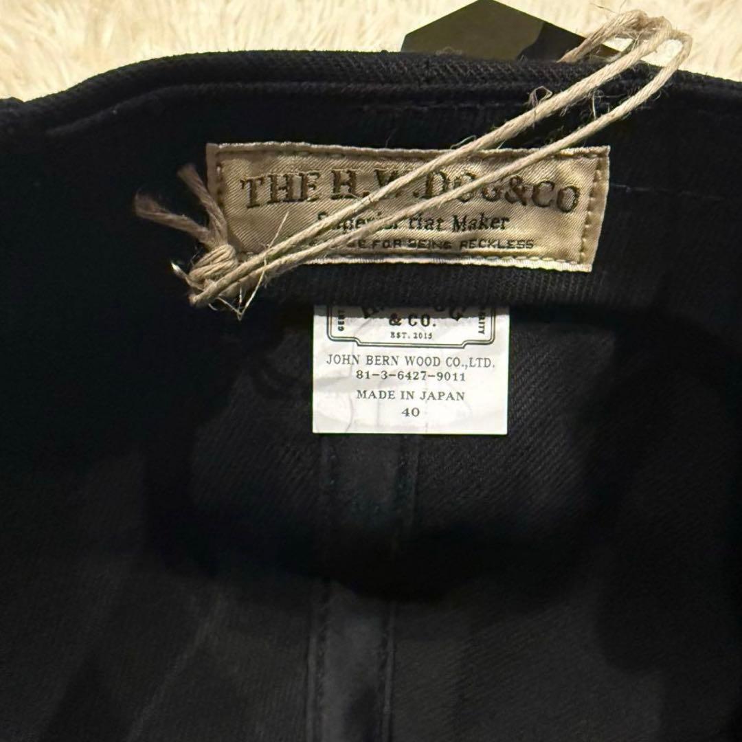 【未使用】THE H.W.DOG & CO. トラッカーキャップ 40 ブラック