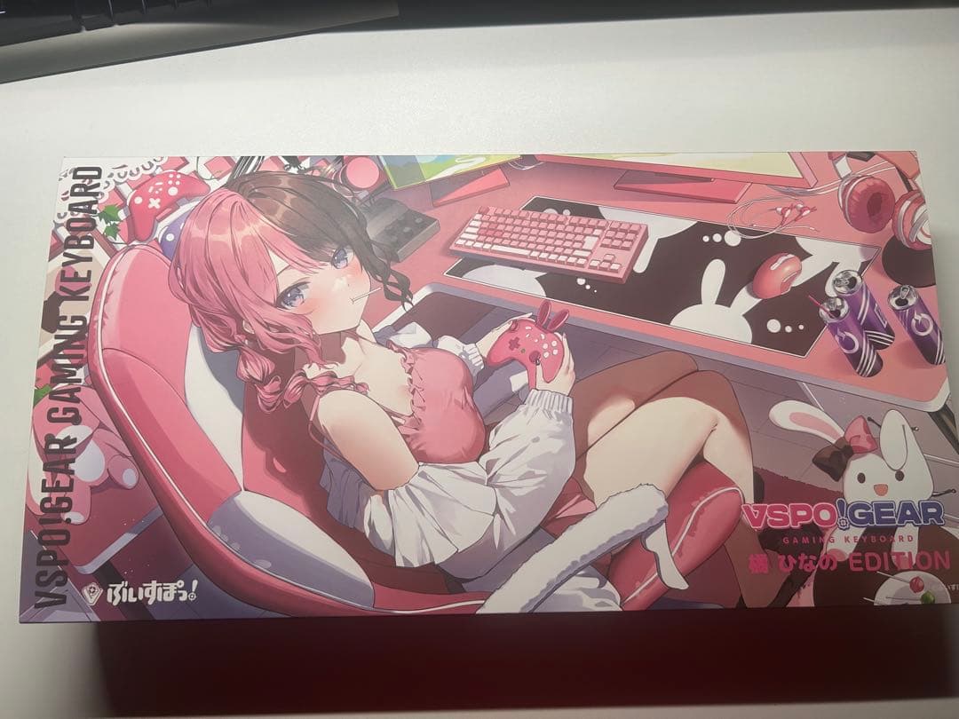 ぶいすぽキーボード 橘ひなの ブログ】『VSPO！GEAR GAMING KEYBOARD 橘ひなのEdition』レビュー
