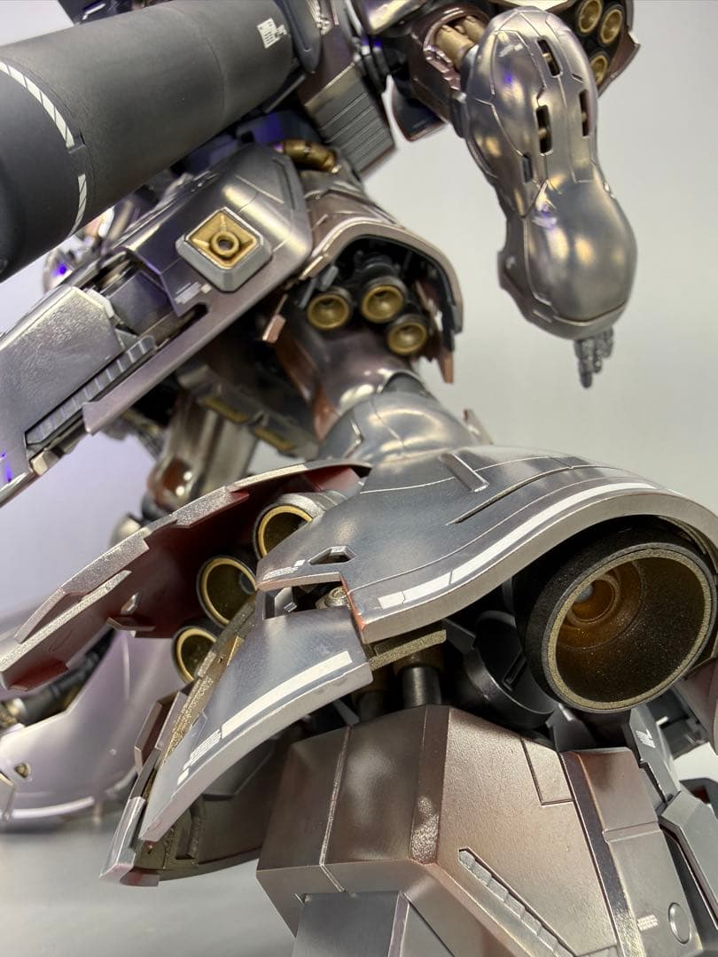 s*a様 ガンプラMG サザビー Ver.Ka 完成品 メタリック塗装仕上げ