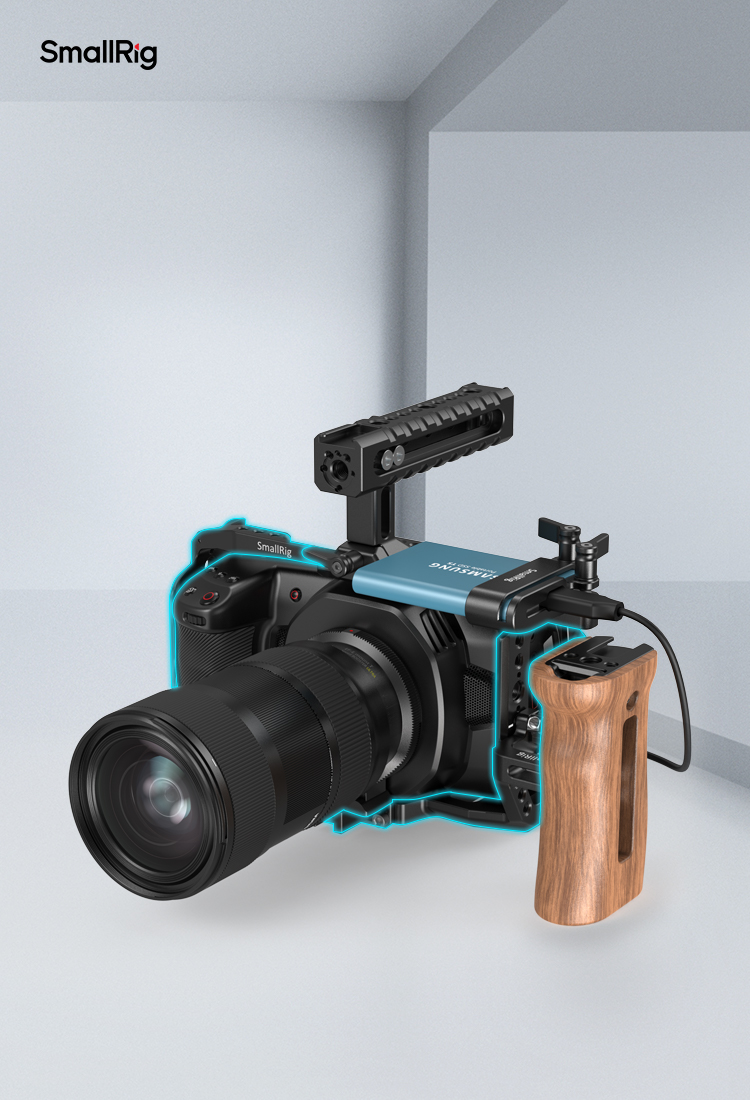 BMPCC 4K 6K Camera Cage | Secure Rig Mounting | SmallRig