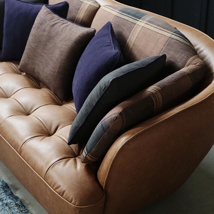 オピアムソファ 2.5人掛け リサイクルレザーキャメル | 家具