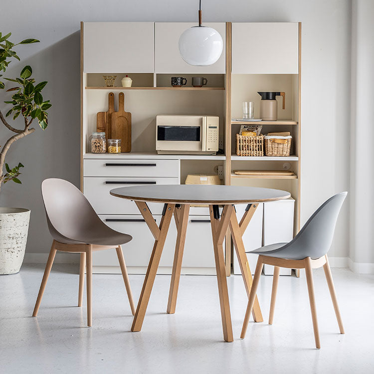 エッグ ダイニングチェア 木脚【2脚セット】 | 家具・インテリア通販