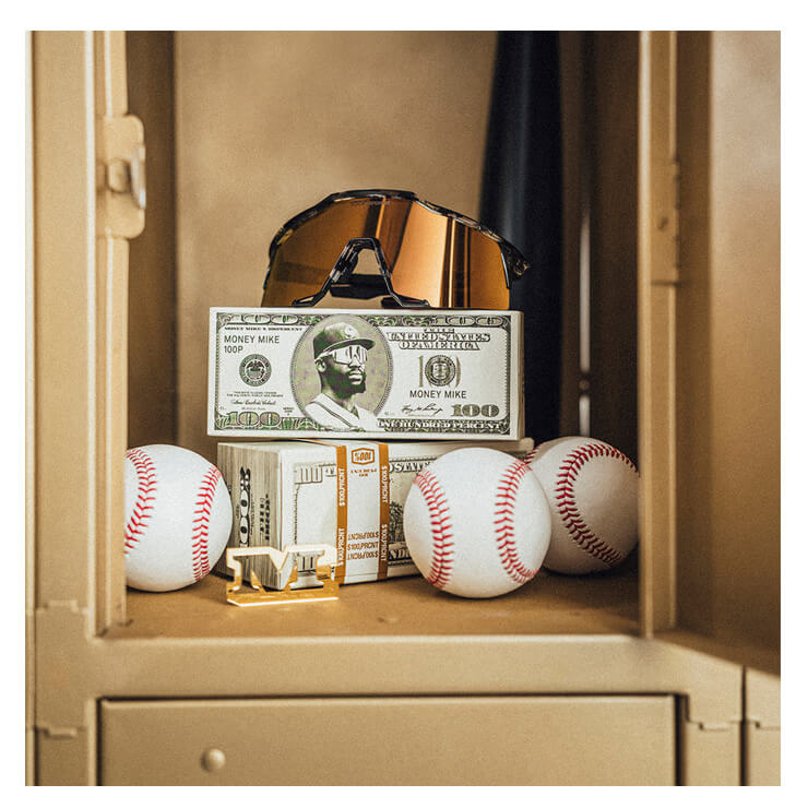 100%(ワンハンドレッド) スポーツサングラス マイケル・ハリス2世