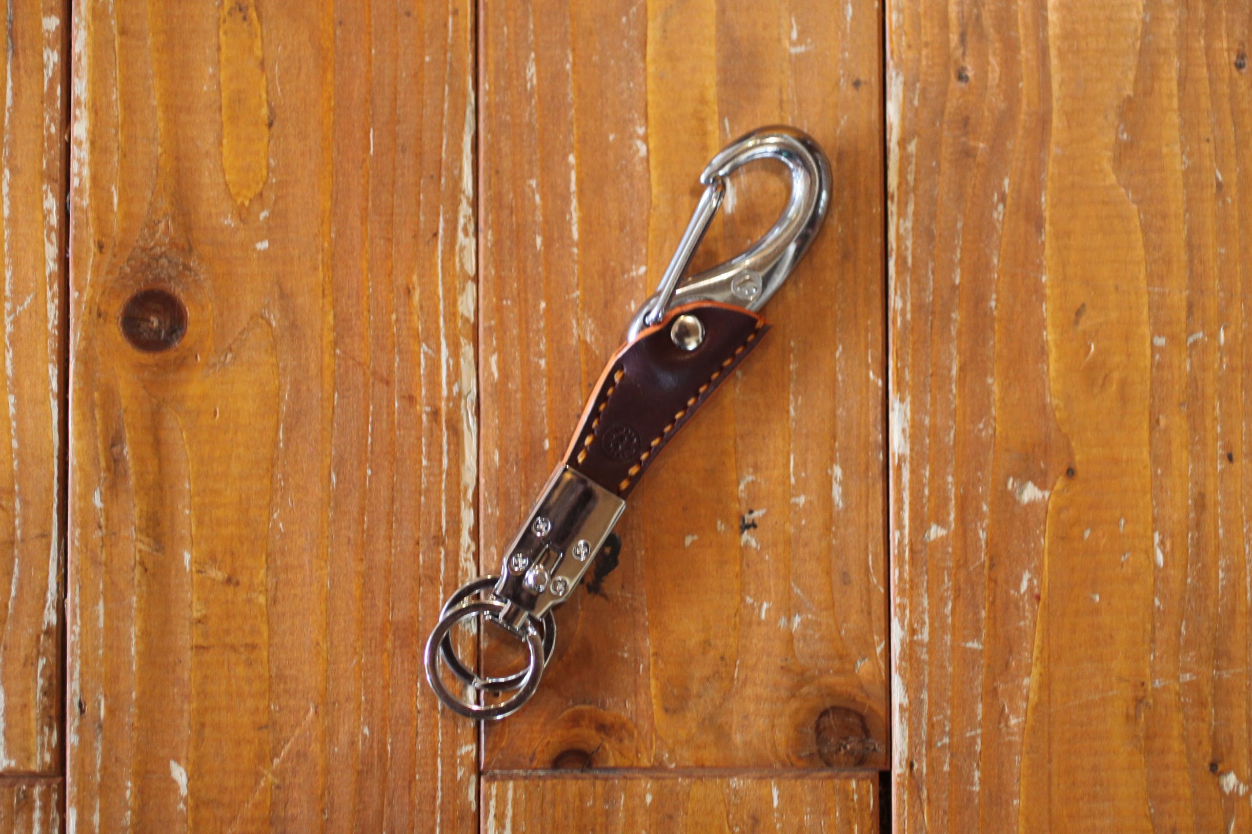 Wichardカラビナ＆トリッキーリングキーホルダー | 【レザーブランド