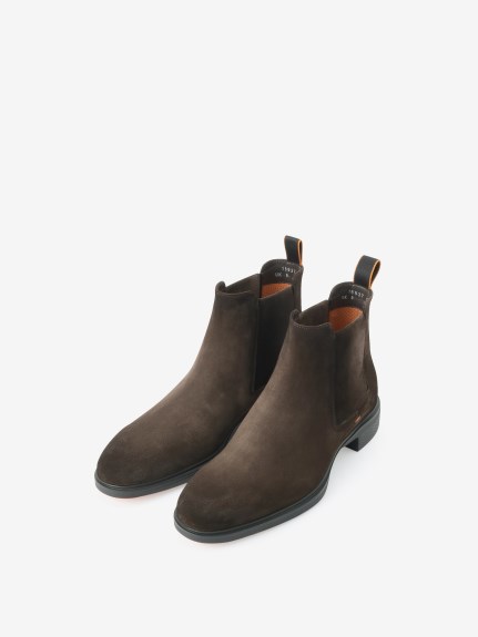 EASY】スエードチェルシーブーツ（シューズ）｜SANTONI（サントーニ
