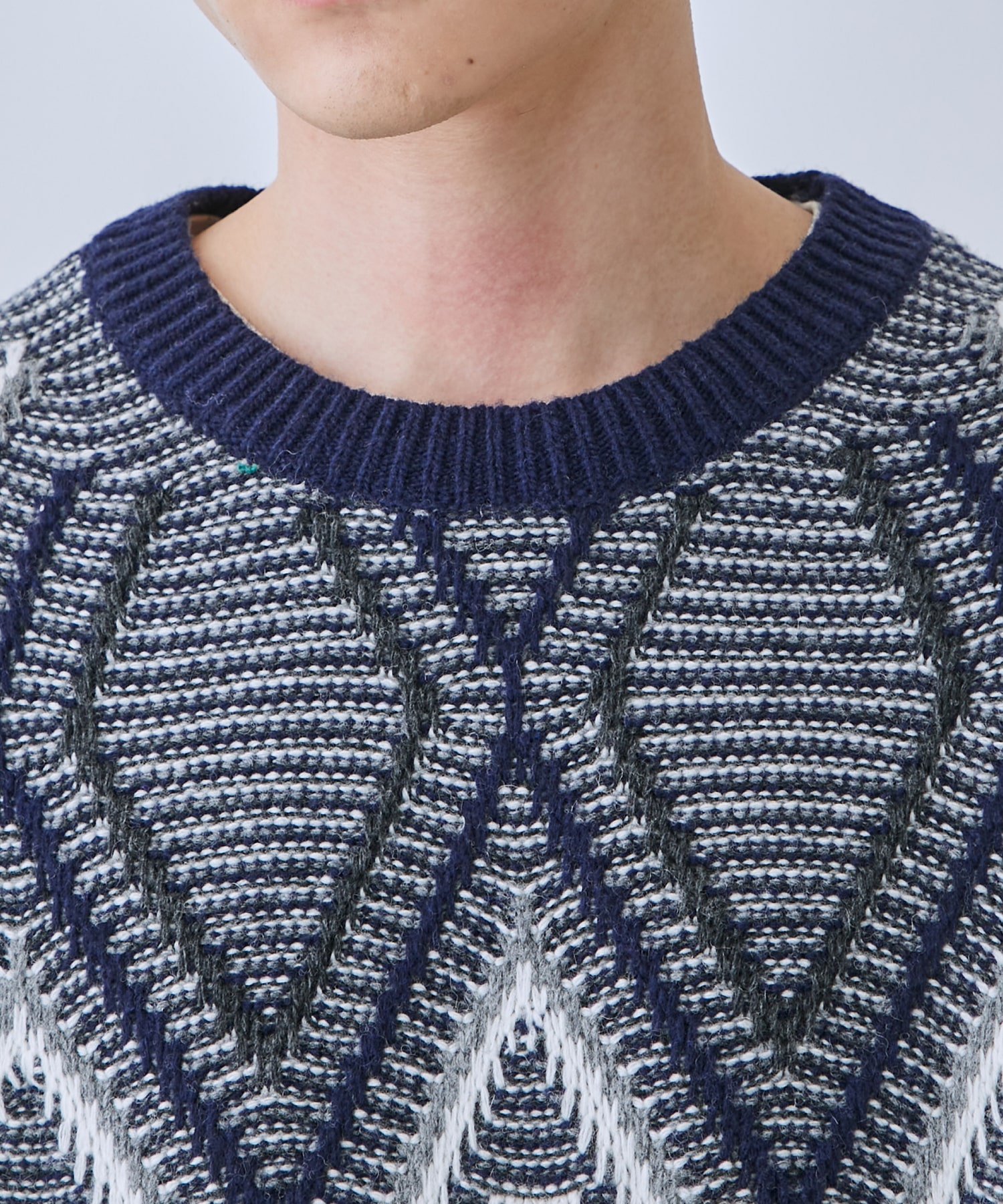 TTT_MSW | Diamond pull over knit