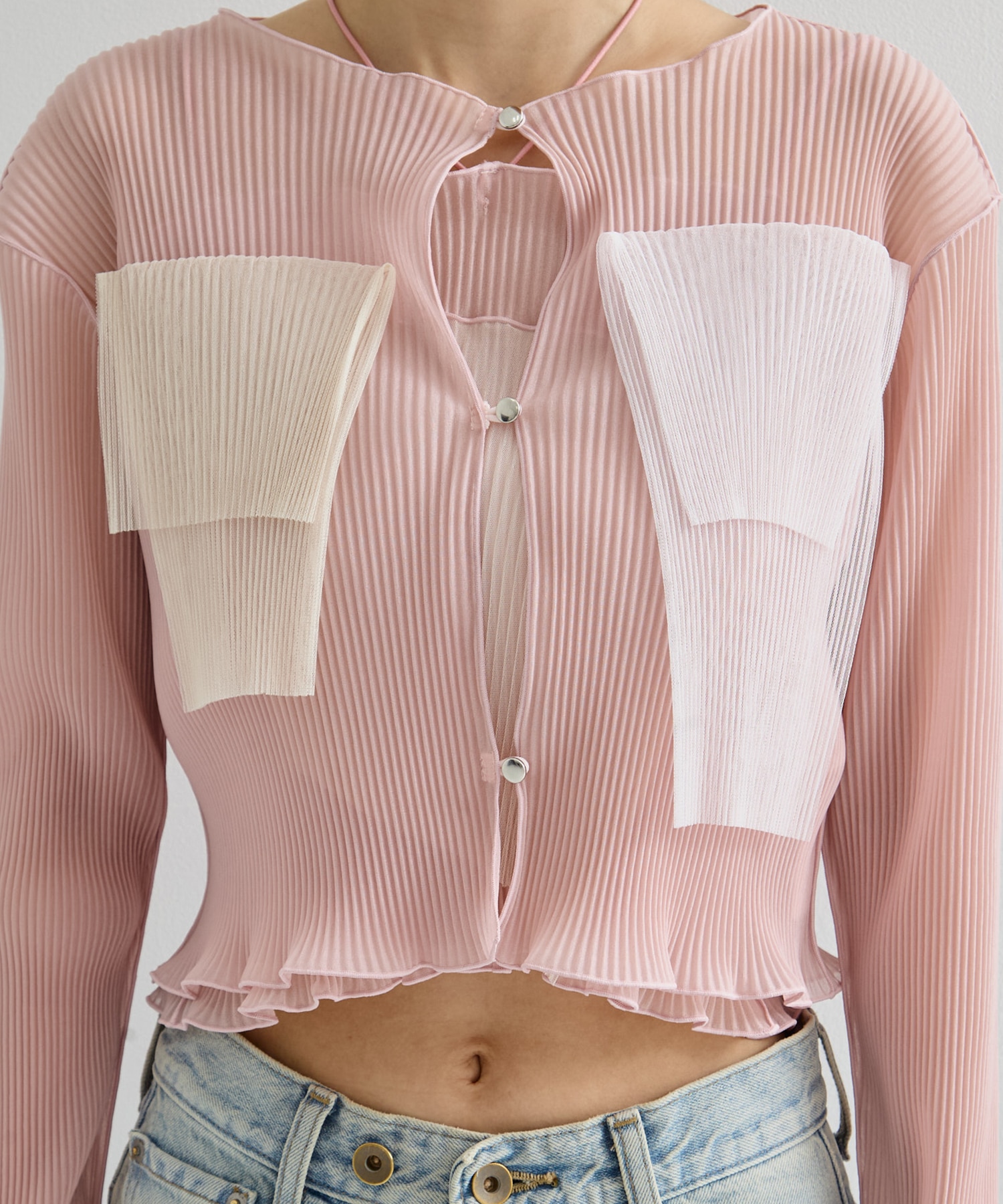 別注SHEER CARDIGAN(FREE PINK): kotohayokozawa: WOMENS｜ STUDIOUS