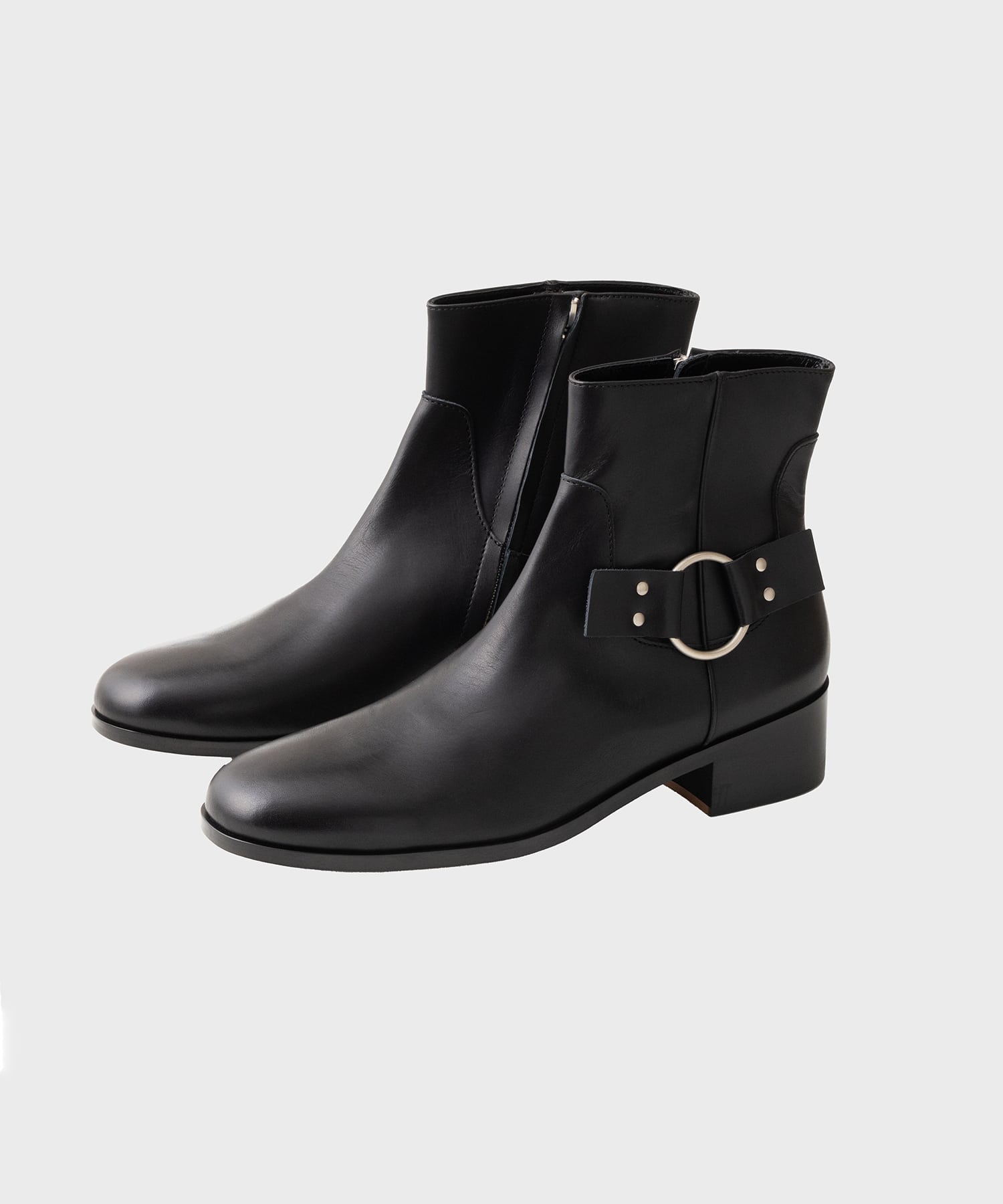 BL SIDE ZIP RING BOOTS(40 BLACK): PADRONE: MENS｜ STUDIOUS ONLINE