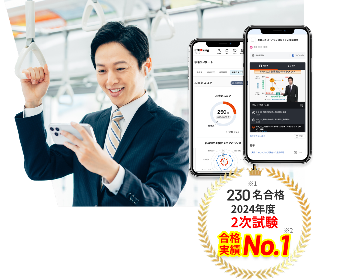 中小企業診断士講座 - スマホで学べる通信講座で資格を取得 【スタディ