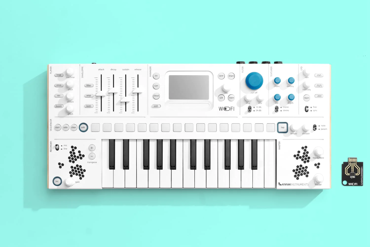 Kiviak Instruments Wofi keyboard sampler: MyWOFI platform gets